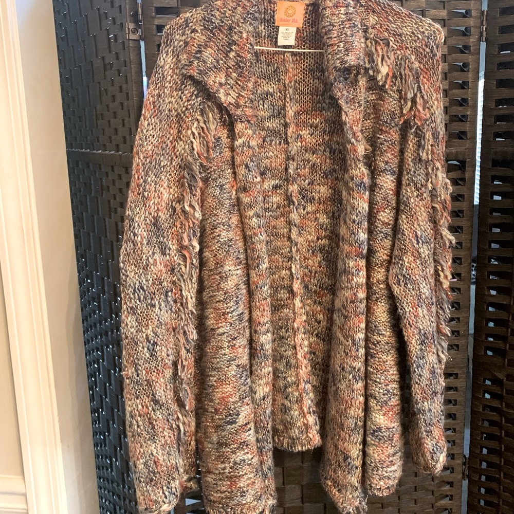 Multicolored knit sweater